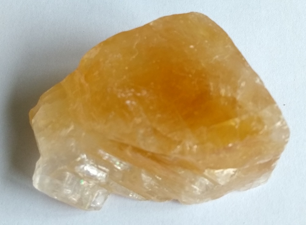 Orange Calcite Specimen No 40