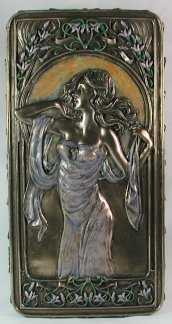 Bronze Art Fairy Box Art Nouveau Sun 57132