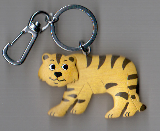 Large Tiger Key Ring