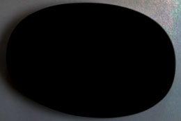 Black Obsidian Scrying Mirror (Magick Mirror) Oval 5.3 Inch by 3.5 Inch No 175