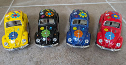 Pull-back VW Beetle Toy Cars