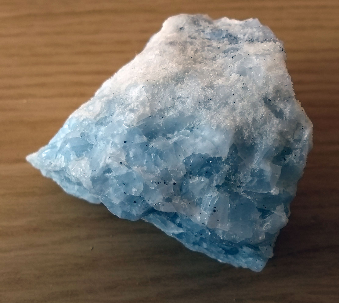Blue Calcite Specimen No 1