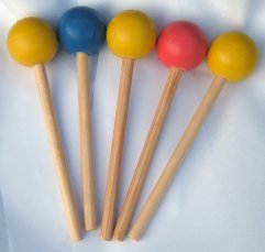 Special Offer for 5 Spare Rubber Ball Playing Sticks