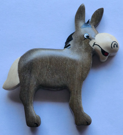 Donkey design 1 Wooden Fridge Magnet