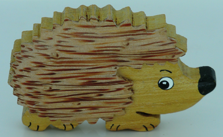 Hedgehog Wooden Fridge Magnet