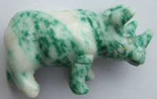 Green and White Rhino