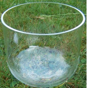 Clear quartz crystal bowls