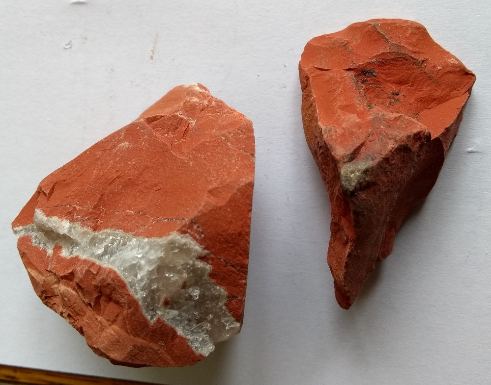 Red Jasper Specimens No 40 (Two pieces)