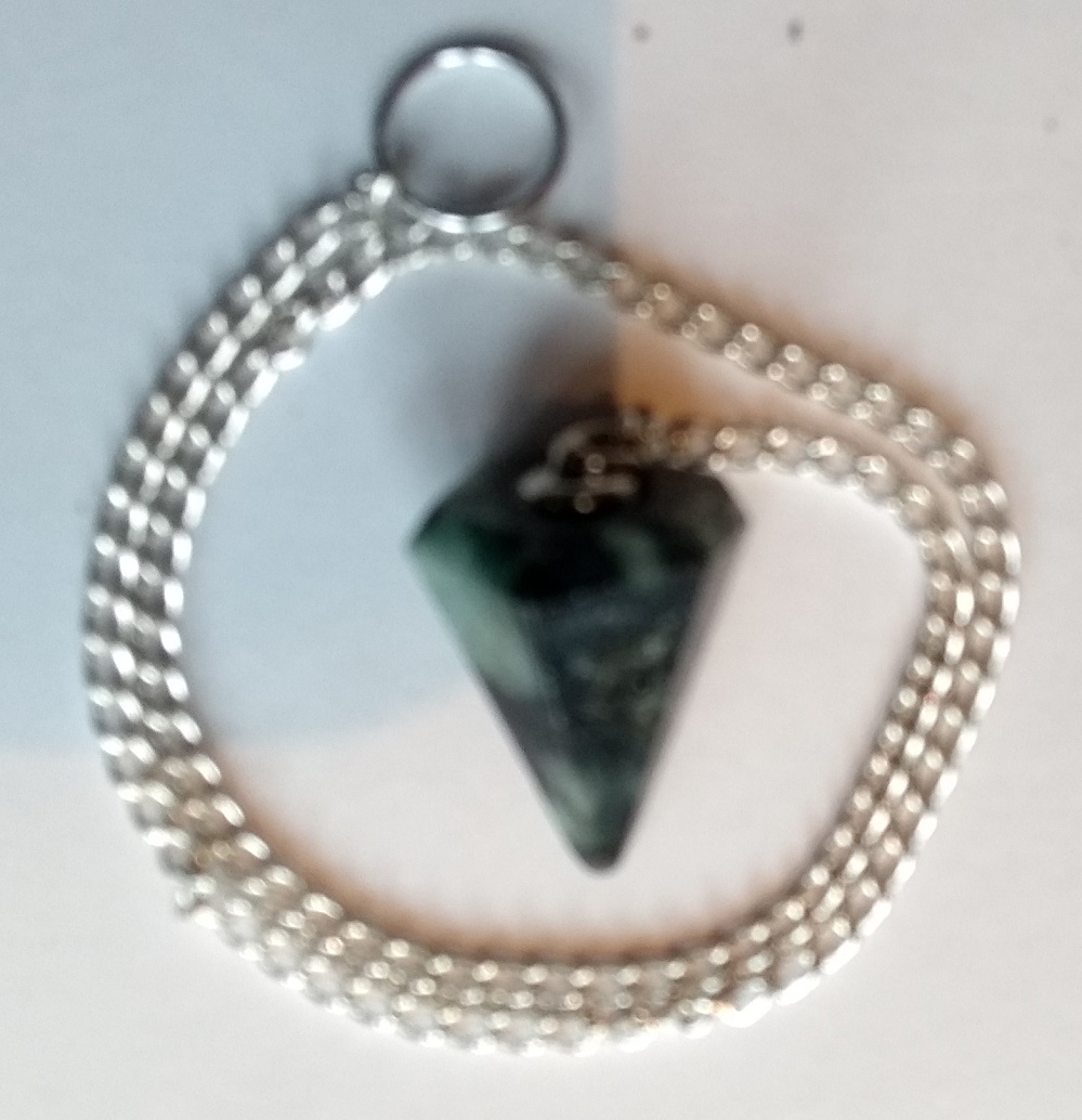 Mystery Hexagonal Dowsing Pendulum Design 42-1N  Fluorite?