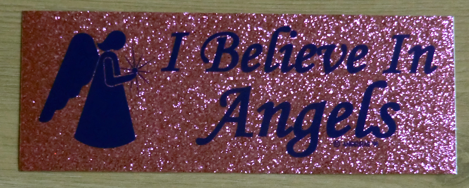Angel Bumper Sticker - I Believe in Angels