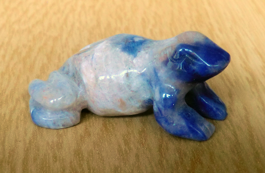 Blue and White Crystal Frog