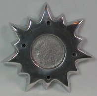 Polished Aluminium Incense Ash Catcher Star Twelve Points