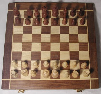 Folding Travel Chess Set 10 Inches Square