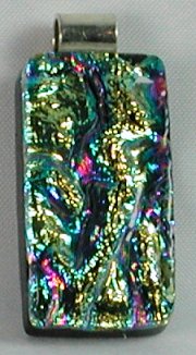 Dichroic Glass Pendant No17