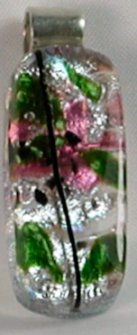 Dichroic Glass Pendant No18