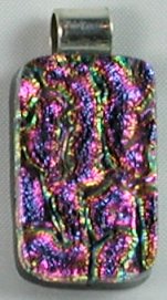 Dichroic Glass Pendant No25