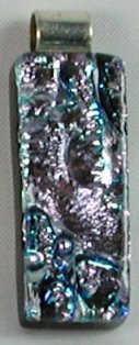 Dichroic Glass Pendant No28