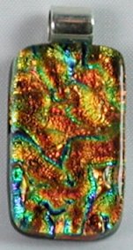 Dichroic Glass Pendant No36