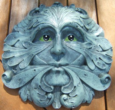 Green Man Wall Plaque Design A