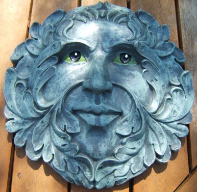 Green Man Wall Plaque Design B