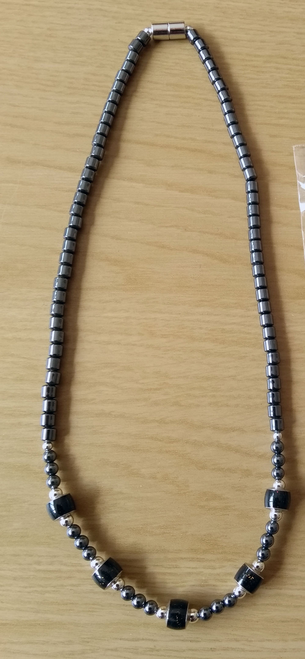 Haematite and Mood Bead Necklace Design 105