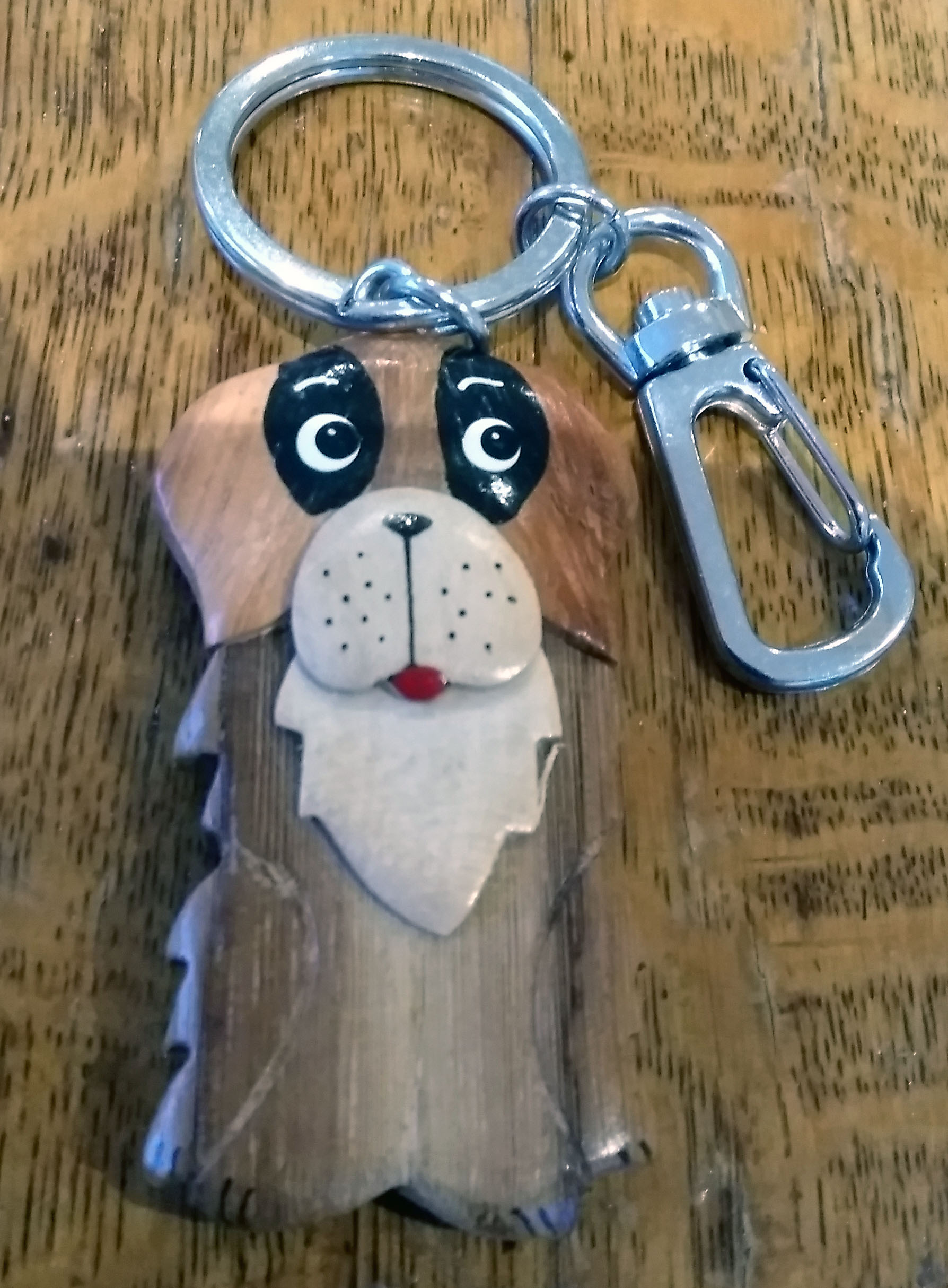 Large Bloodhound Key Ring