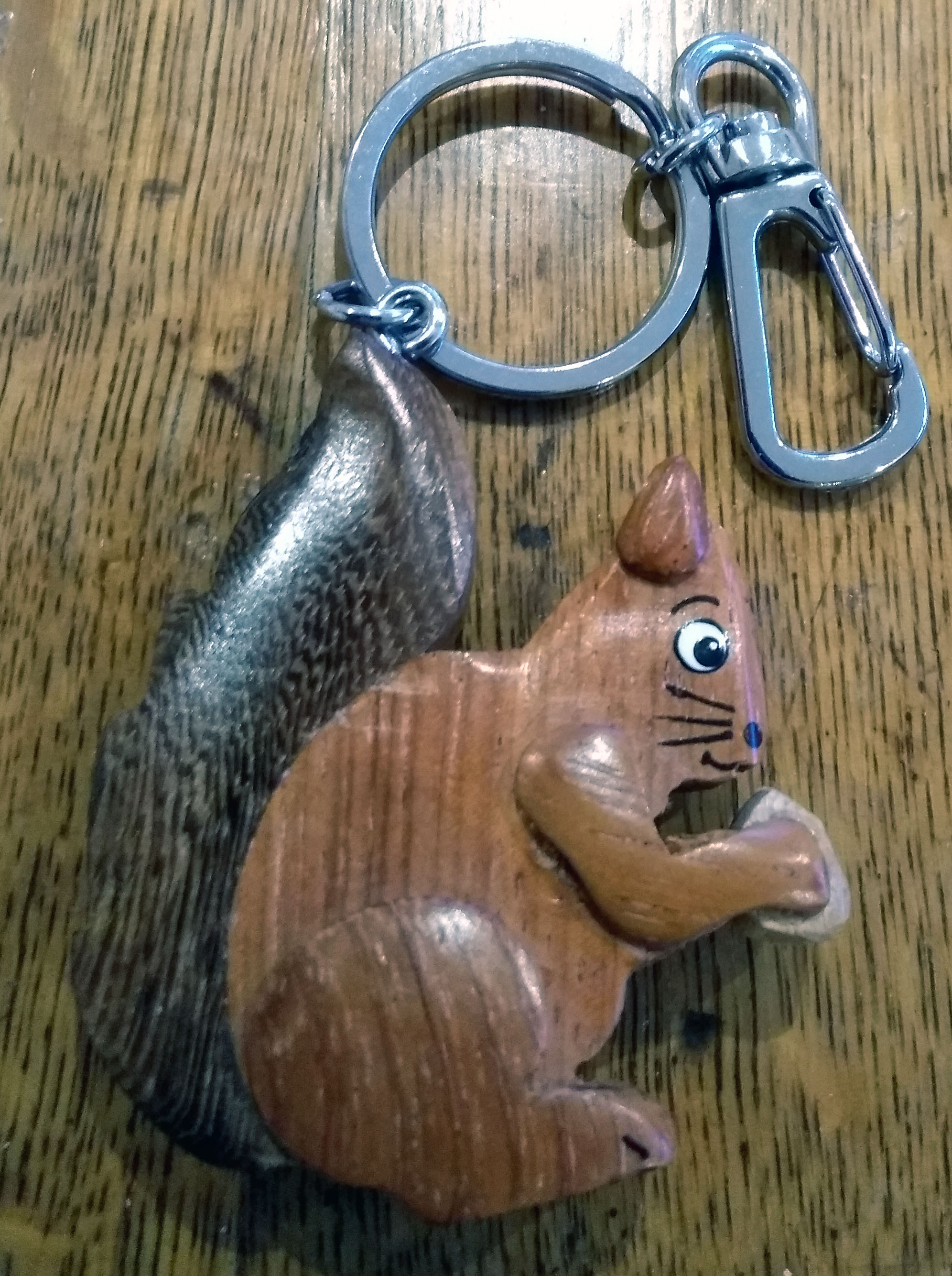 Large Squirrel Key Ring