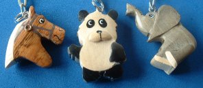 Wooden Key Rings Small Horse Design (11)