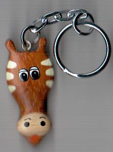 Small Horse's Head Key Ring