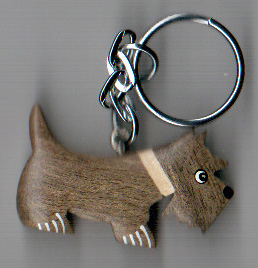 Small Scottie Dog Key Ring