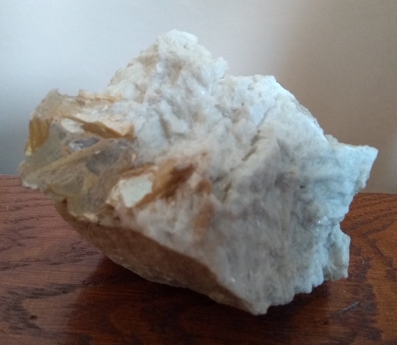 Mystery White Mineral No 15.1  Mica on Matrix?