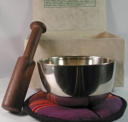 Large 10.5cm Tibetan Machine Made Singing Bowl Box Set