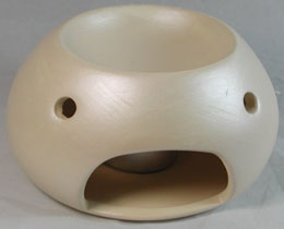 Ceramic Essential Oil Burner Design No 1 Cream Matt Finish