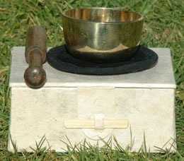 Small 7cm Tibetan Machine Made Singing Bowl Box Set