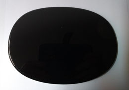 Black Obsidian Scrying Mirror (Magick Mirror) Oval 5.6 Inch by 4 Inch No 218