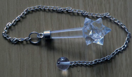 Quartz Merkebah Star Dowsing Pendulum