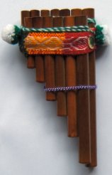 Zampona Peruvian Double Pan Pipes (13 Pipes) 15cm Long