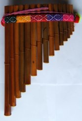 Antara Single Peruvian Pan Pipes (15 Pipes) 30cm Long