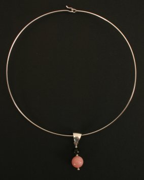 Fair Trade Silver Hoop Necklace Alp 510