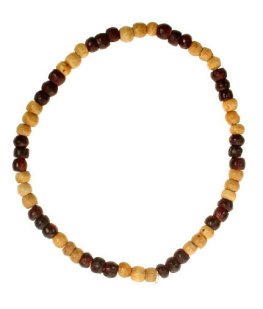 Fair Trade Bracelet Light Brown Beads Asp 418