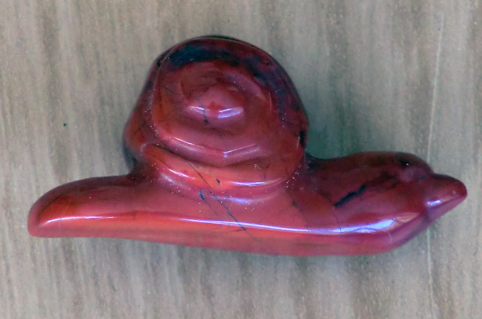 Red Jasper Crystal Snail - Reduced Price - No 14