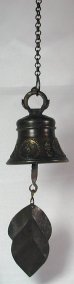 Buddhist Temple Wind Bell 37cm Dark Antique Finish