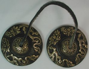 Tingsha (Hand Cymbals) Black Dragons