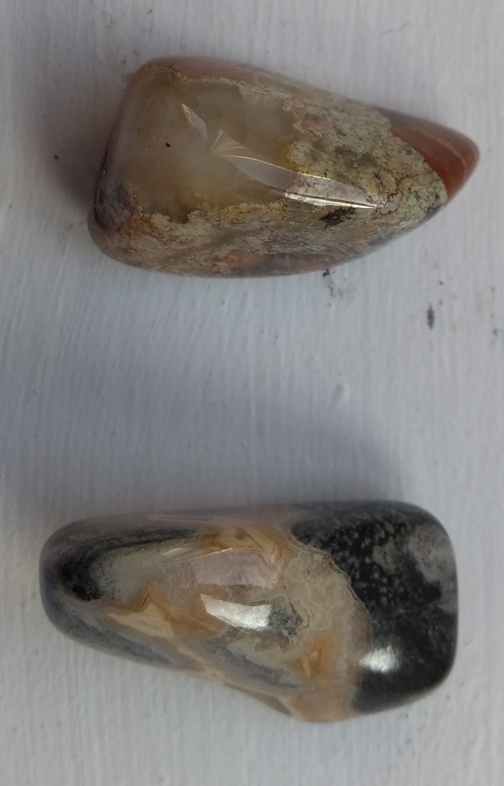 Silicon Leaf Jasper Tumble Stones