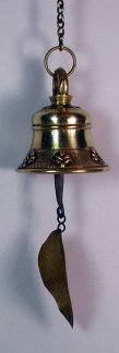 Buddhist Temple Wind Bell 28cm Brass Finish