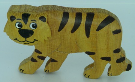 Tiger Wooden Fridge Magnet