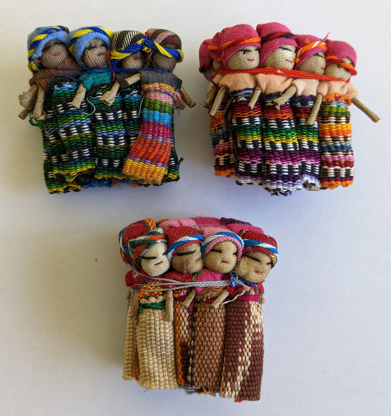 Large Guatemalan Worry Dolls - Thirty-Six Dolls (3x12)  (Fair Trade) Bulk Buy