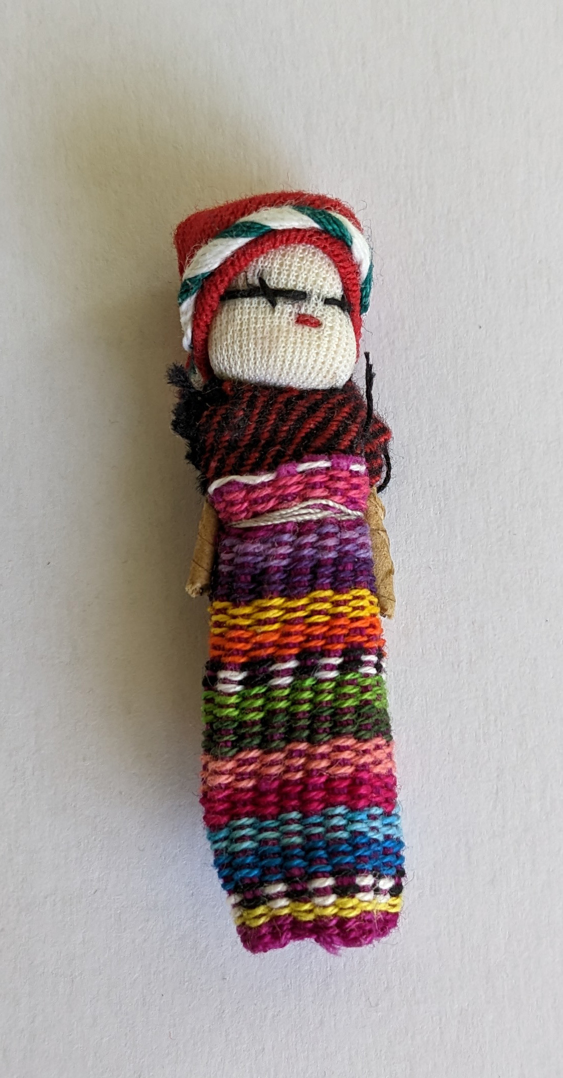 Large Guatemalan Worry Dolls - Single Doll  (Fair Trade)