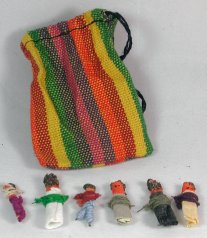 Guatemalan Worry Dolls in a Bag (Fair Trade)