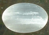 Selenite Worry Stone